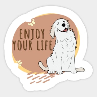 Enjoy T-shirt Sticker